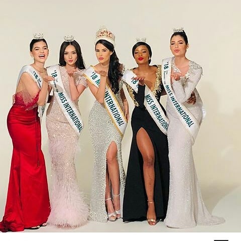 photo shoot de top 5 de miss international 2018. 9p6mcb3e