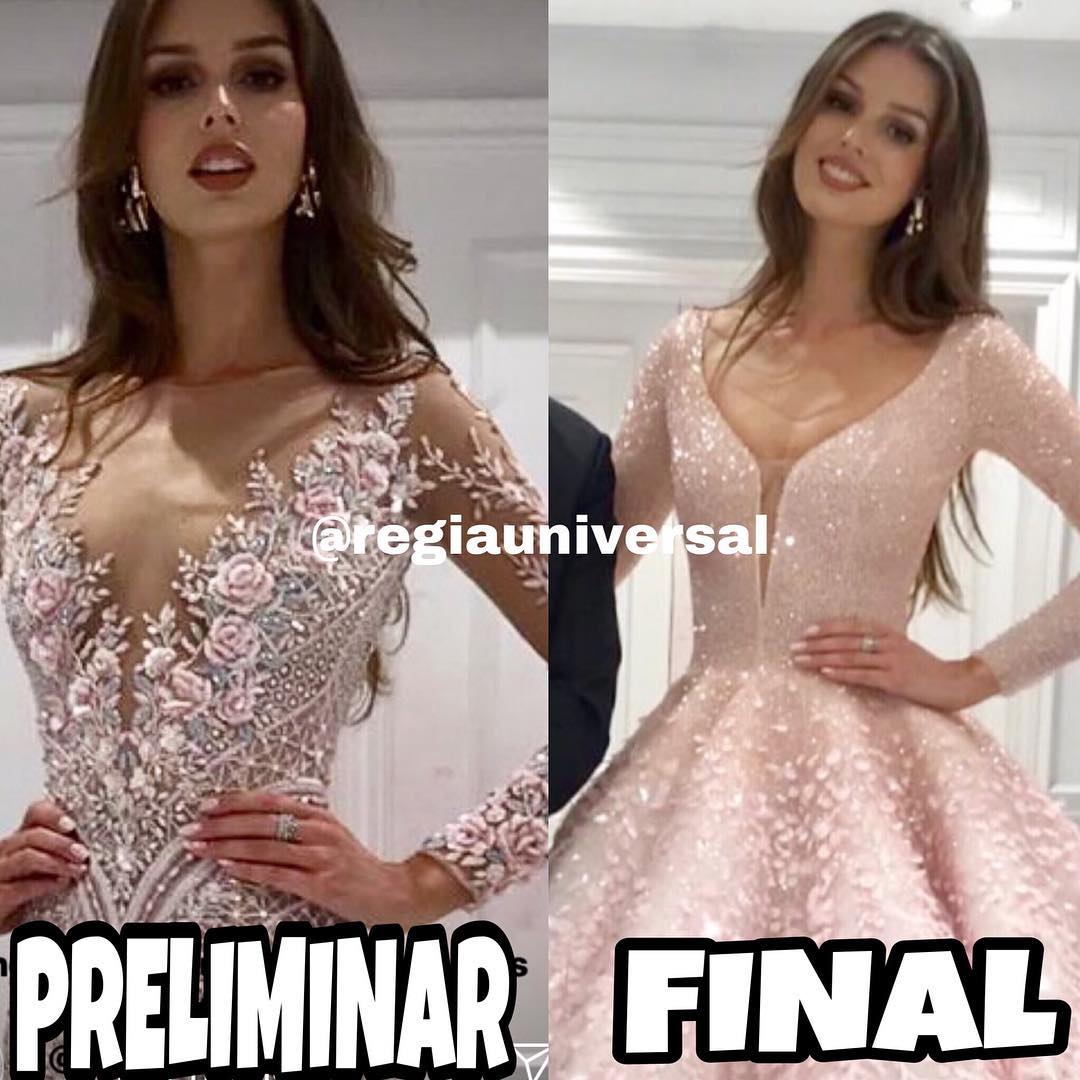 rumores de q miss universe canada 2018 usara estes vestidos para preliminary e final. Gert7eqa