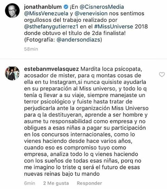 Osmel Sousa se desvincula oficialmente de Miss Venezuela «dejó un mensaje en las redes sociales» Ubr2mo5m