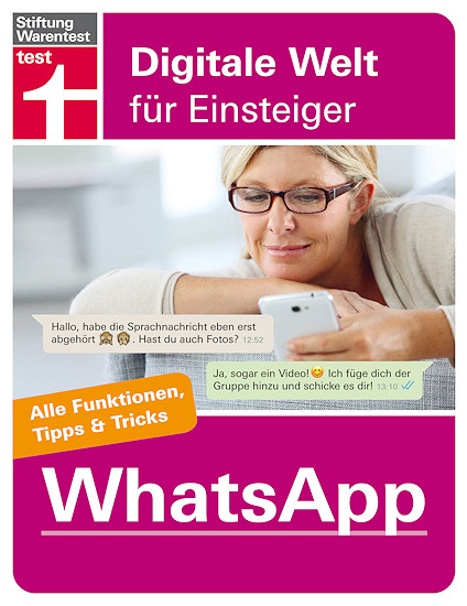 Cover: Stiftung Warentest - WhatsApp für Android und iPhone Cover: Stiftung Warentest - WhatsApp für Android und iPhone