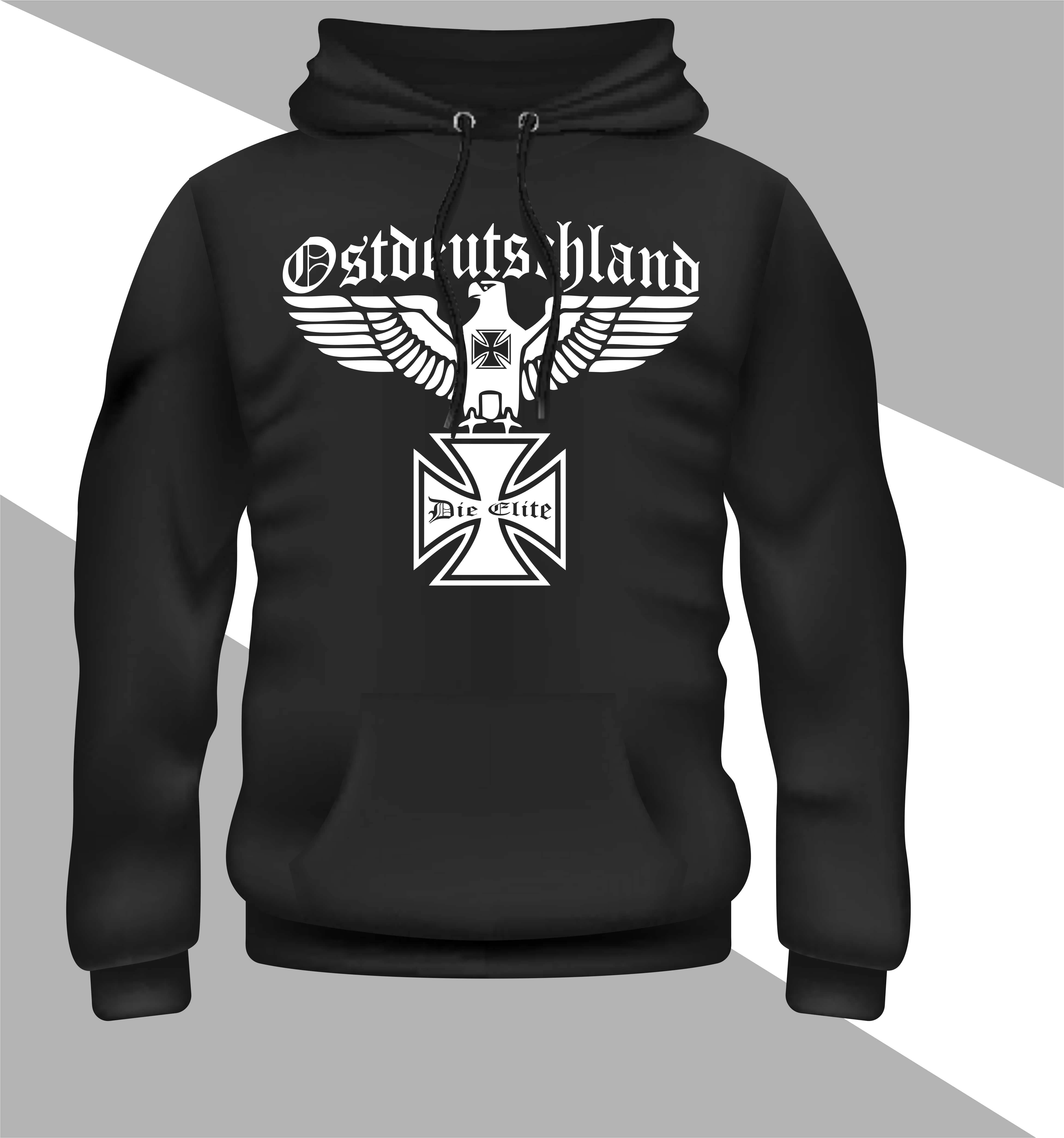 Kapuzensweatshirt,Pullover,Reichsadler,Wehrmacht,Ostdeutschland,Eisernes Kreuz eBay